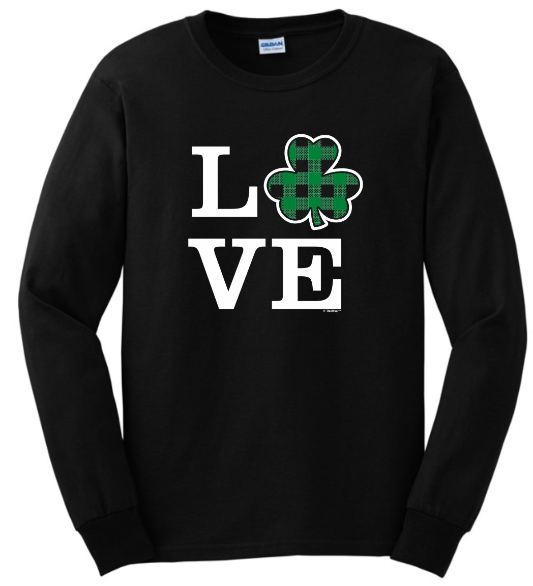 front of shirt black