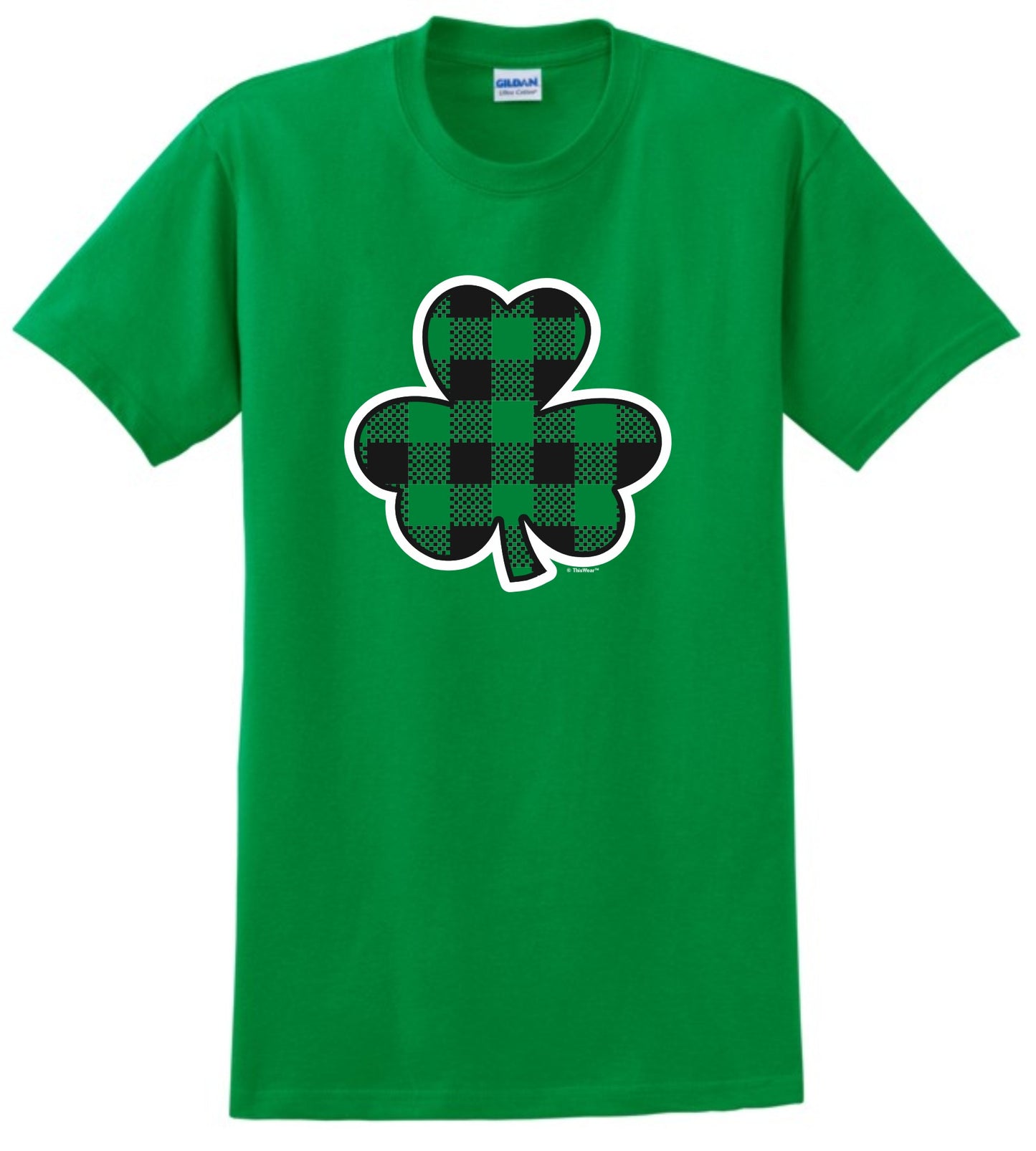 front of shirt green