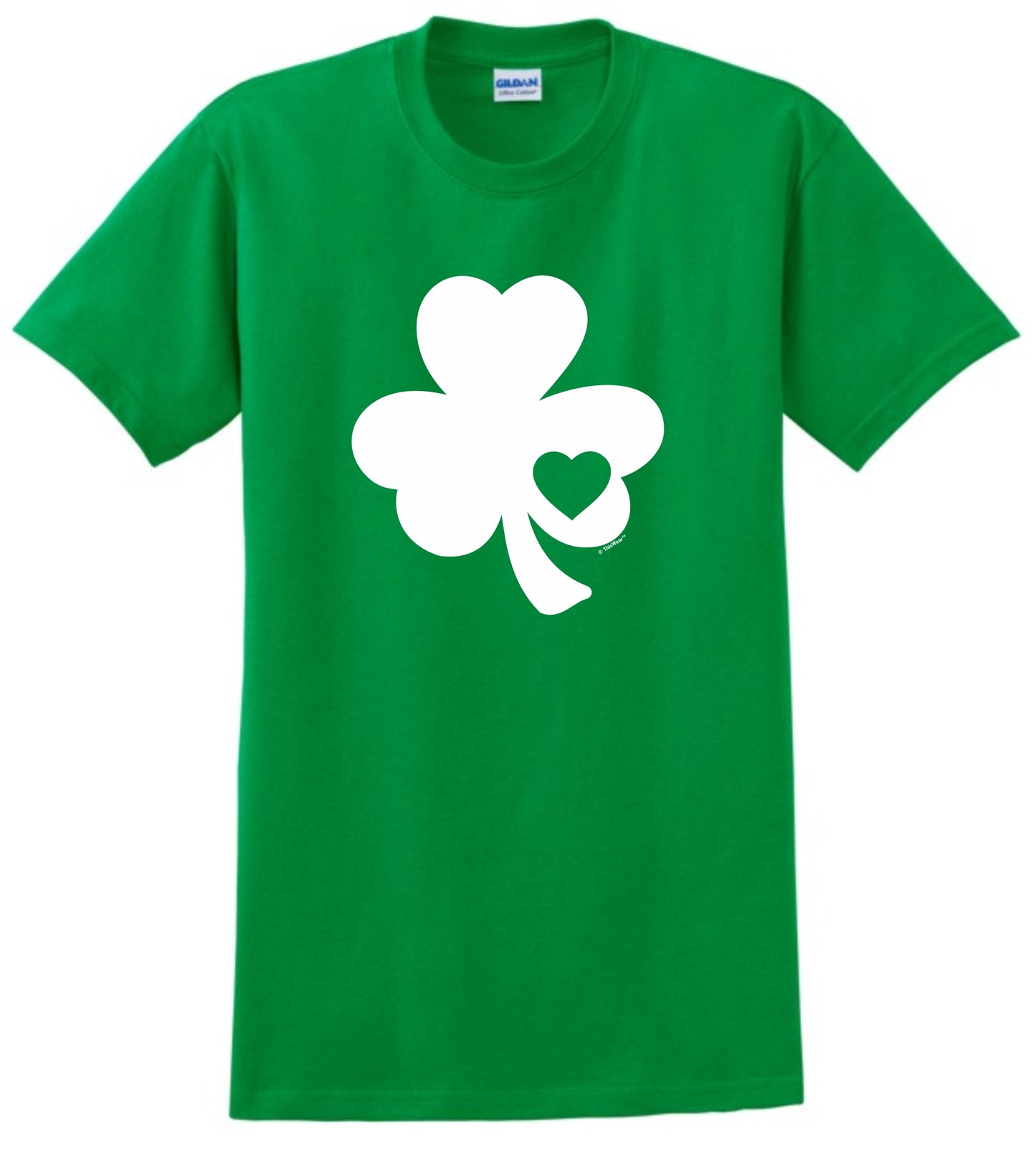 front of shirt green