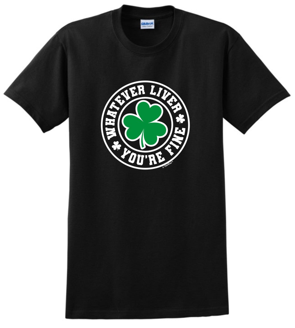 front of shirt black