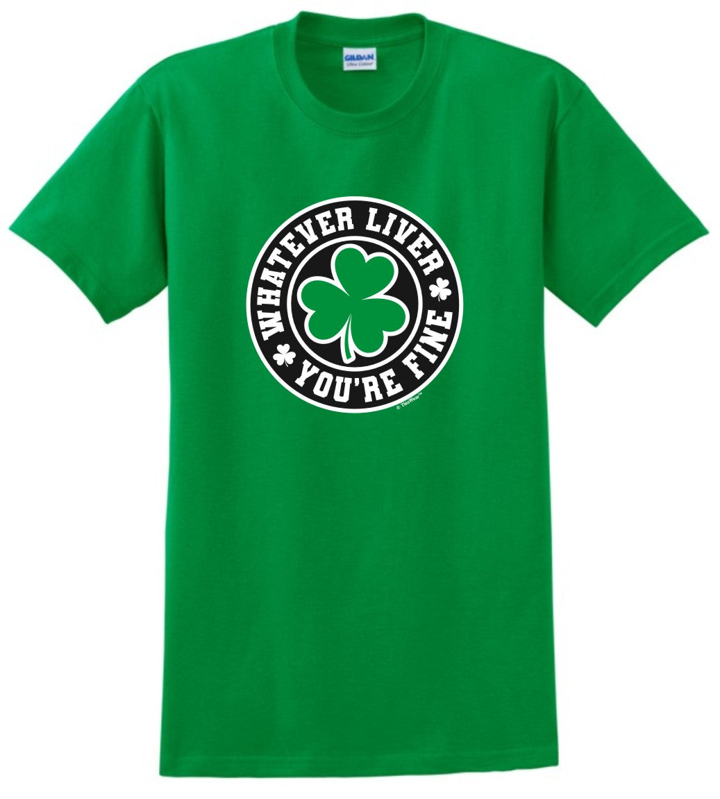 front of shirt green