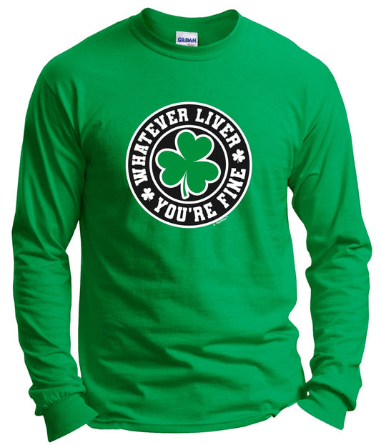 front of shirt green