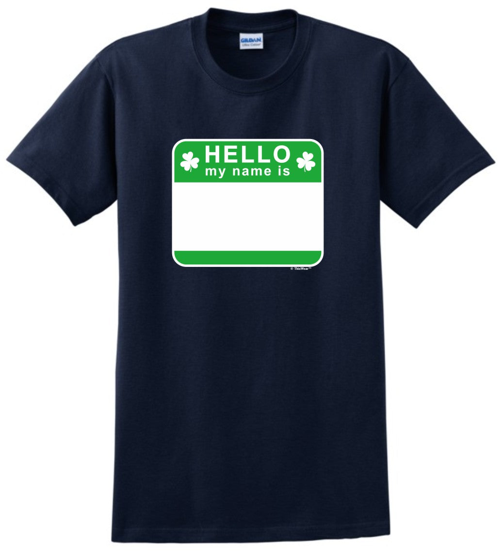 front of shirt Navy