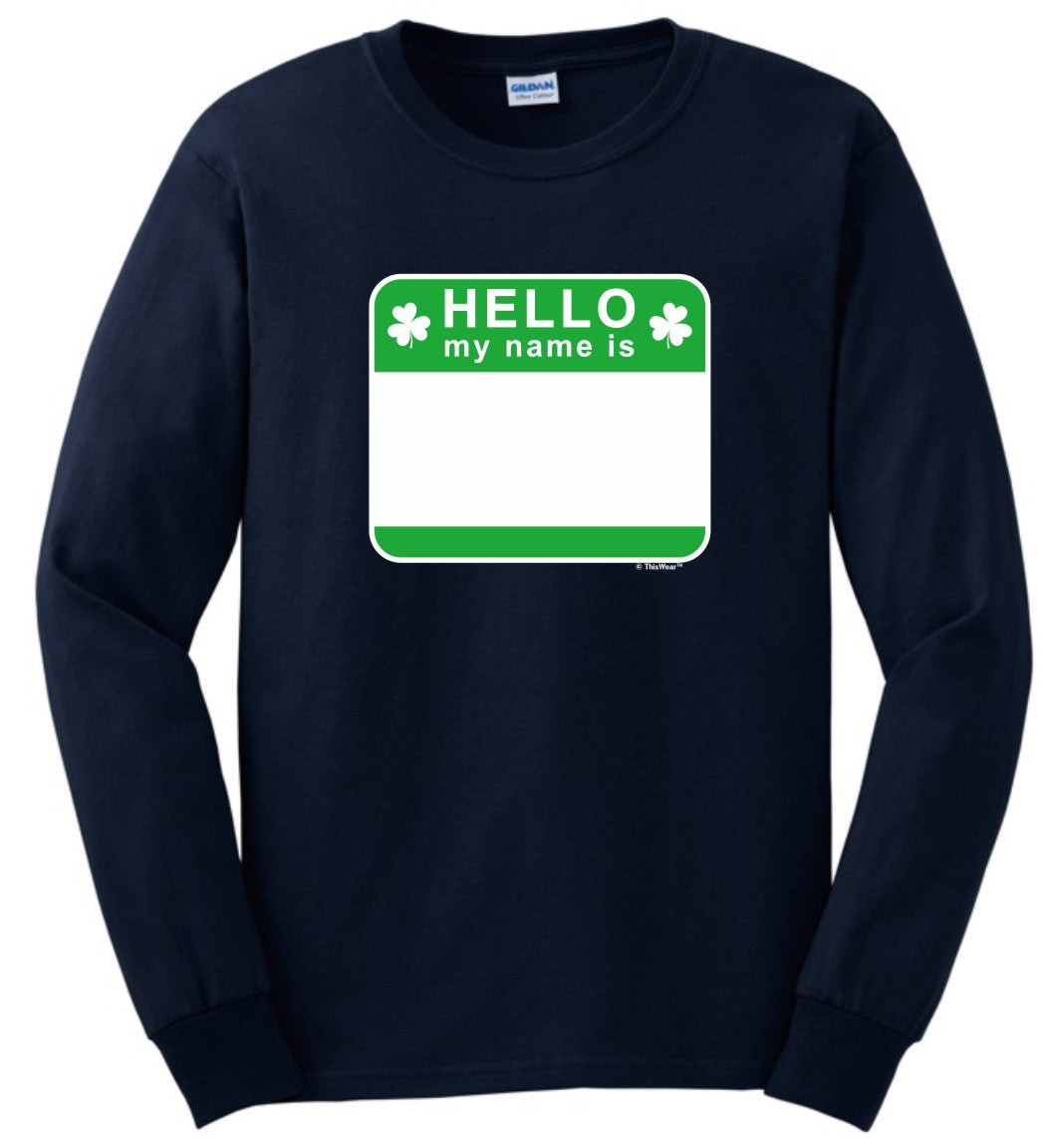 front of shirt Navy