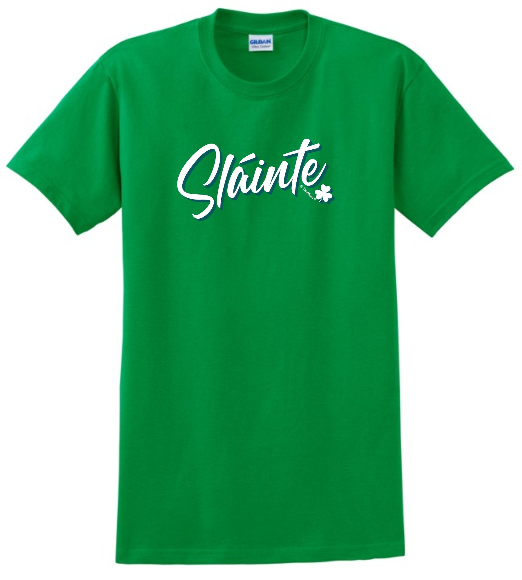 front of shirt green
