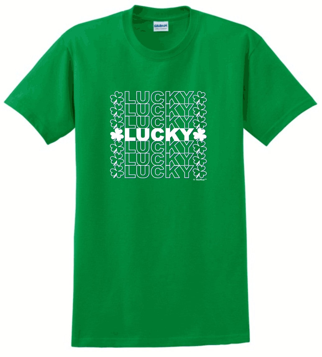 front of shirt green
