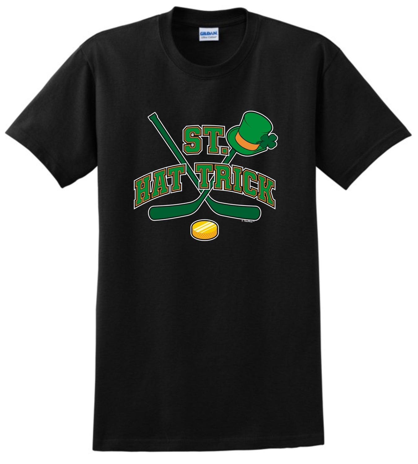 front of shirt black