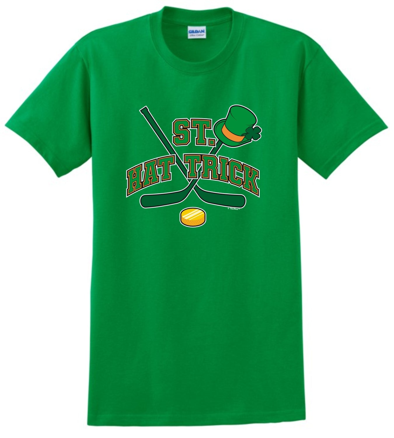 front of shirt green
