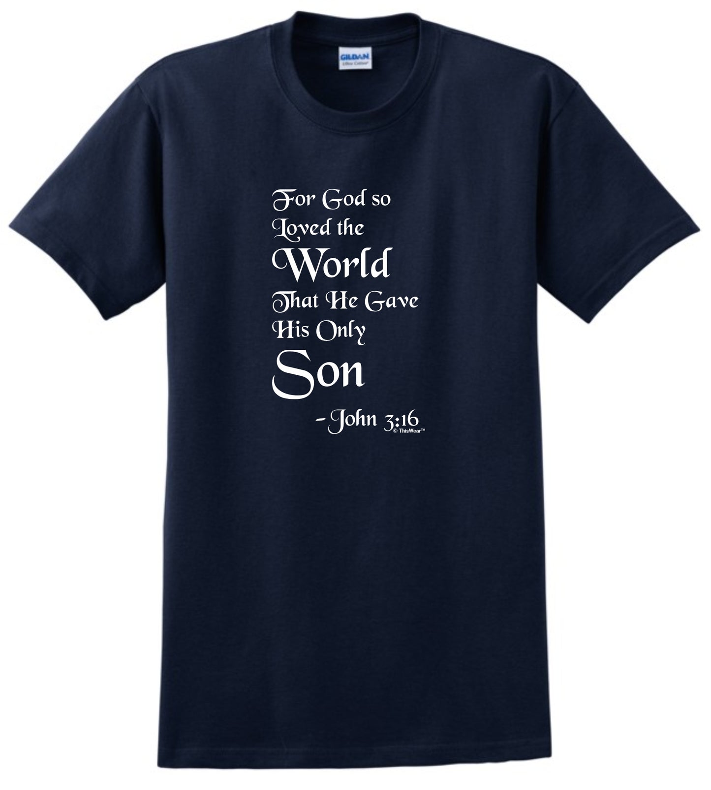 front of shirt Navy