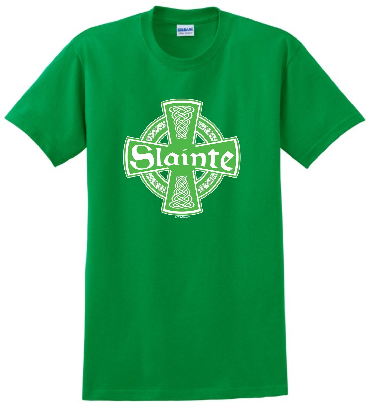 front of shirt green
