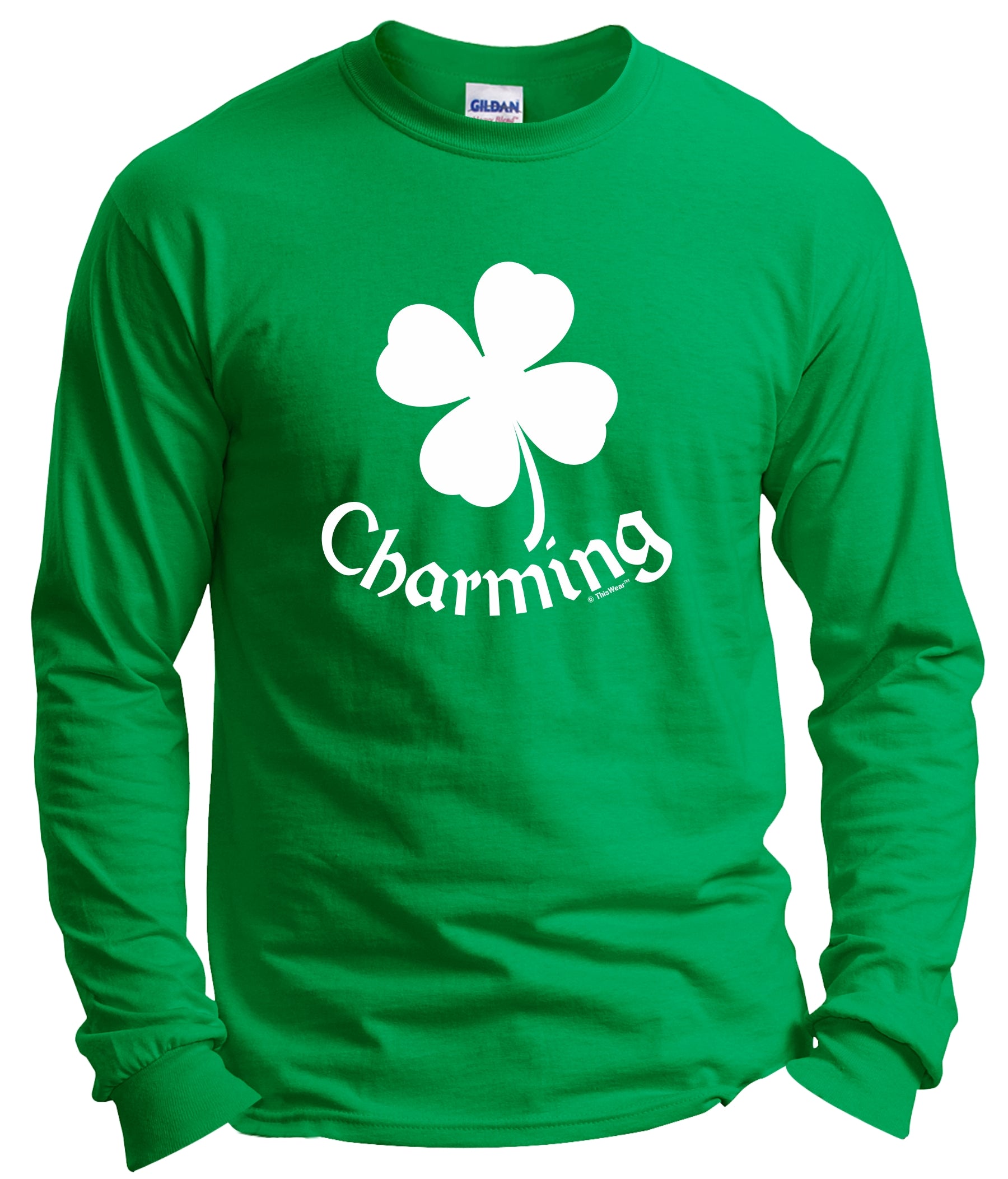 front of shirt green