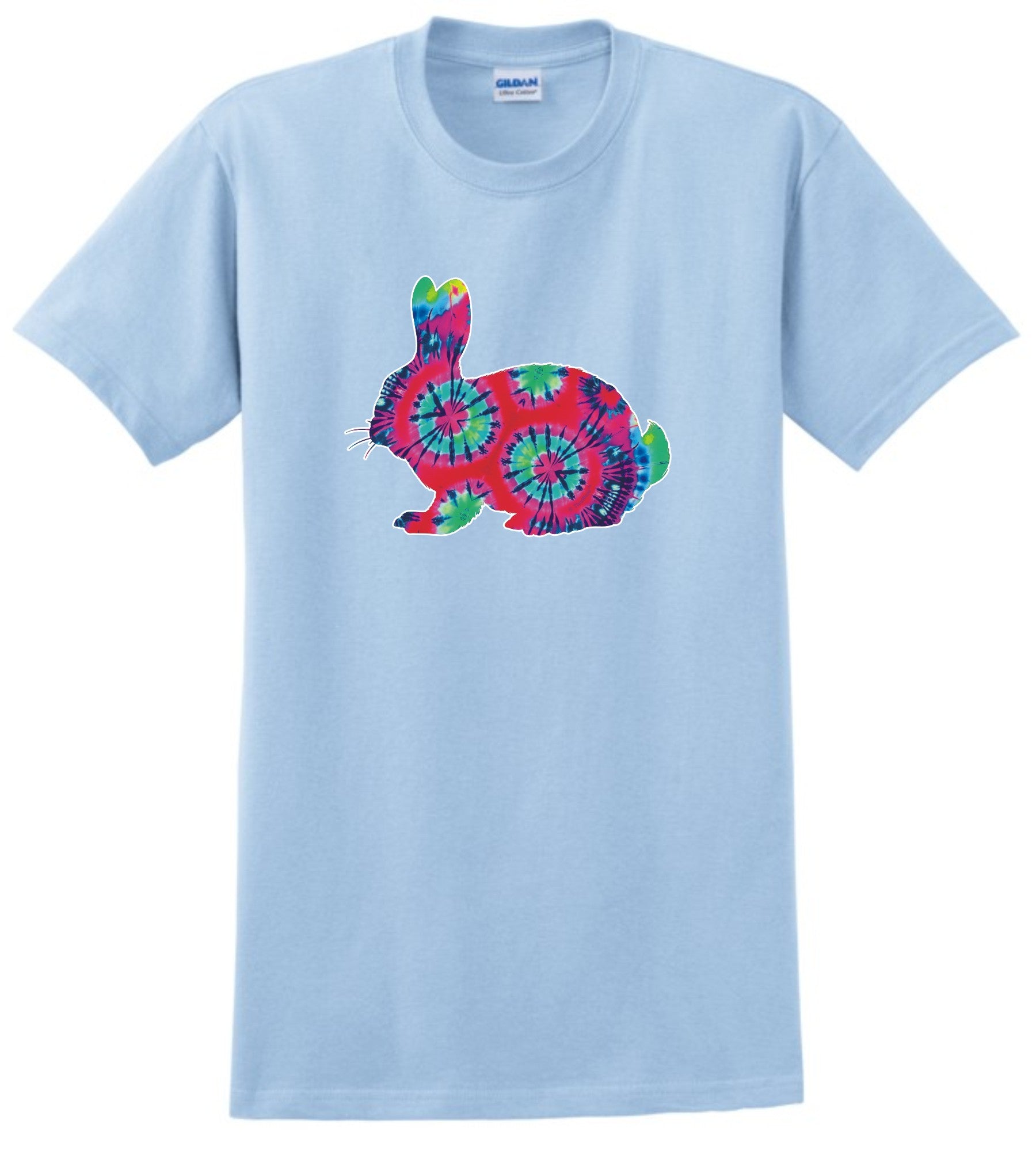 front of shirt Light Blue