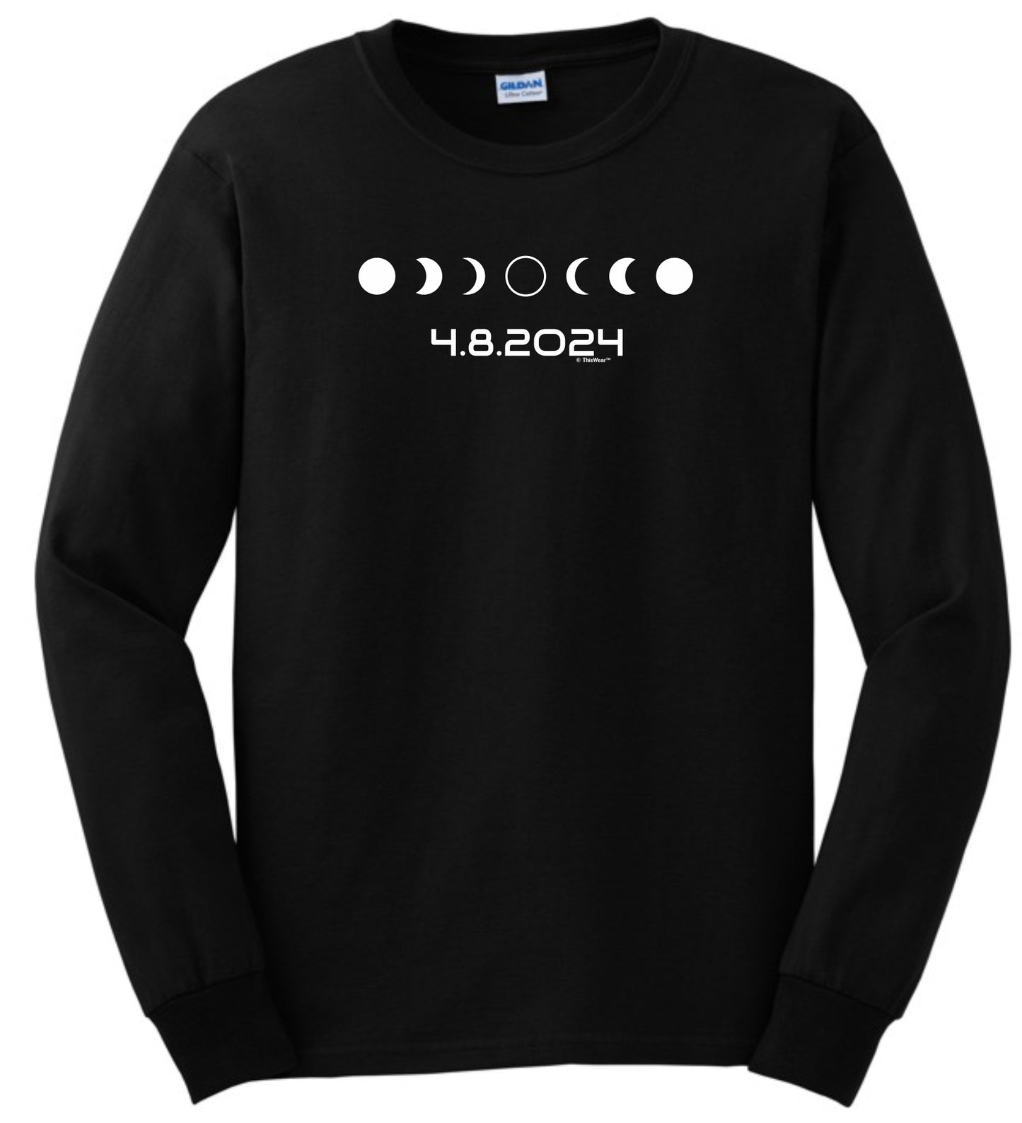 front of shirt black