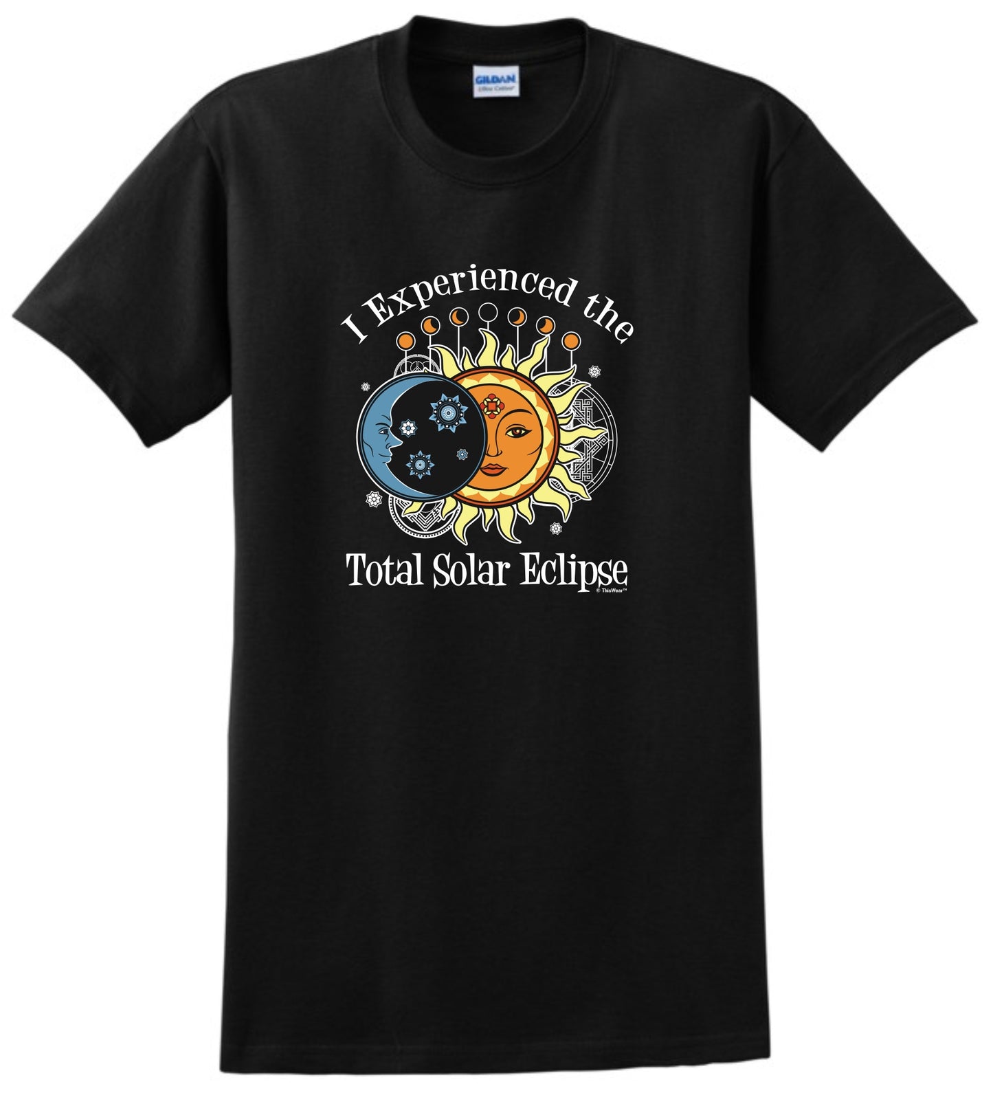 front of shirt black