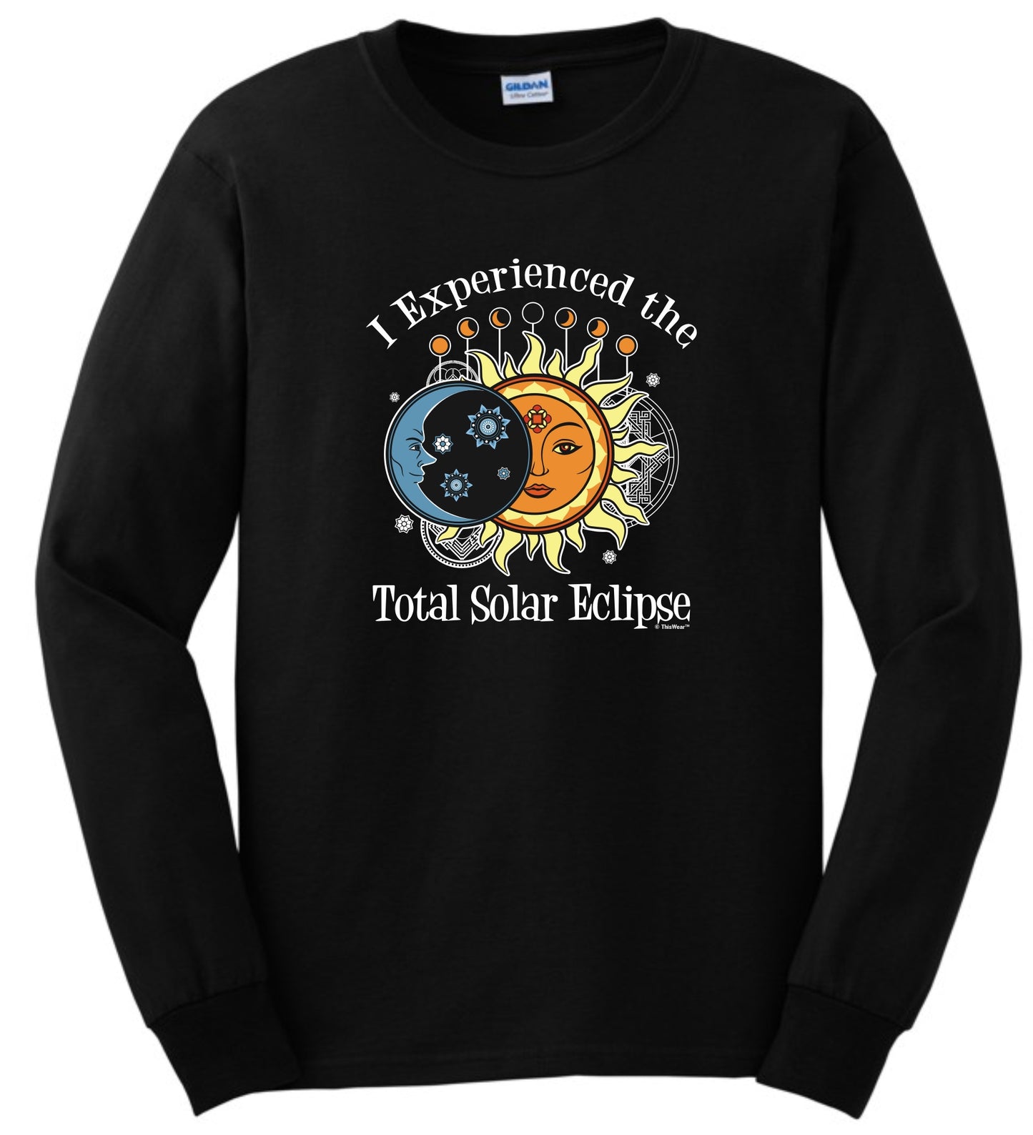 front of shirt black