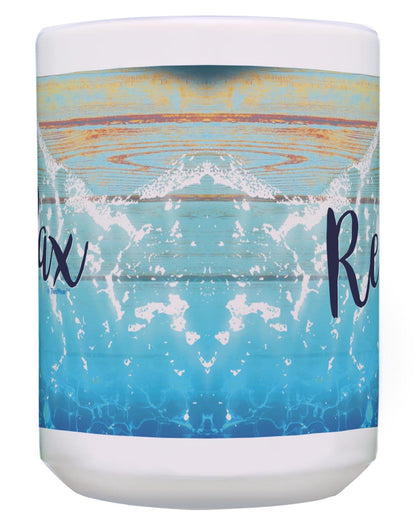 front of mug