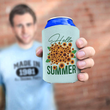 man holding drink sleeve