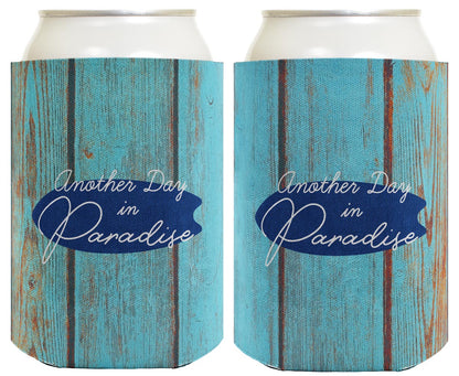 Another Day In Paradise Standard or Slim Can Thermocooler Drink Sleeve
