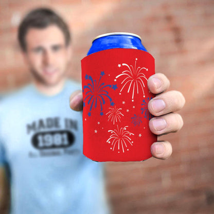 man holding drink sleeve