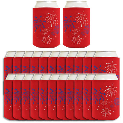 Fireworks Red Standard or Slim Can Thermocooler Drink Sleeve