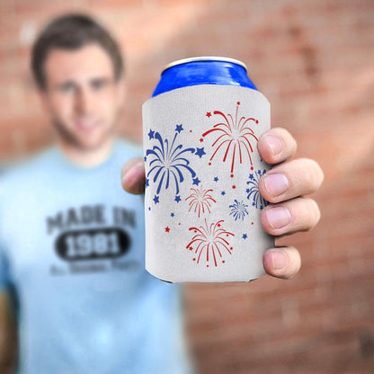 man holding drink sleeve