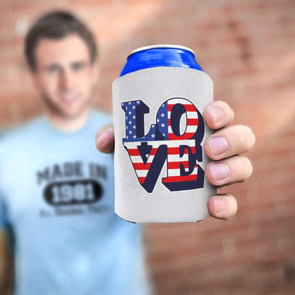 man holding drink sleeve