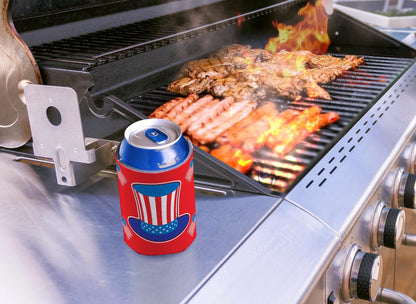 drink sleeve on a grill