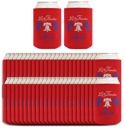Let Freedom Ring Red Standard or Slim Can Thermocooler Drink Sleeve