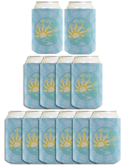 Summer Solstice Sunrise Standard or Slim Can Thermocooler Drink Sleeve