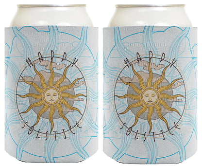 Happy Solstice Summer Solstice Standard or Slim Can Thermocooler Drink Sleeve