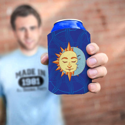 man holding drink sleeve