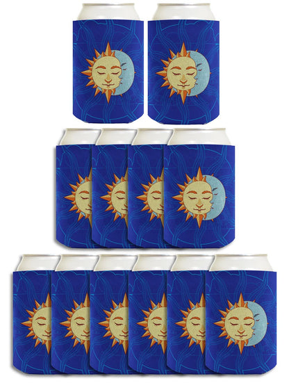 Summer Solstice More Sun Than Moon Standard or Slim Can Thermocooler Drink Sleeve