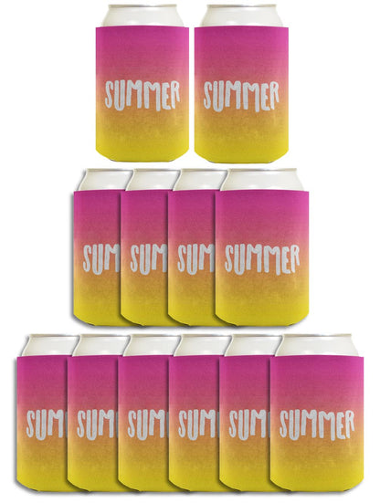 Summer Vibes Summer Standard or Slim Can Thermocooler Drink Sleeve