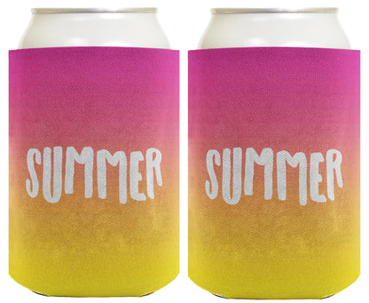 Summer Vibes Summer Standard or Slim Can Thermocooler Drink Sleeve