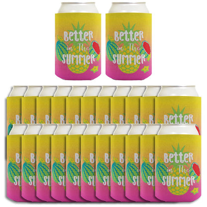 Summer Vibes Better In The Summer Standard or Slim Can Thermocooler Drink Sleeve