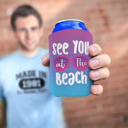 man holding drink sleeve