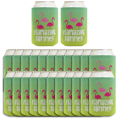Summer Vibes Flamazing Summer Standard or Slim Can Thermocooler Drink Sleeve