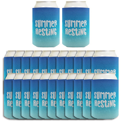 Summer Vibes Summer Resting Standard or Slim Can Thermocooler Drink Sleeve