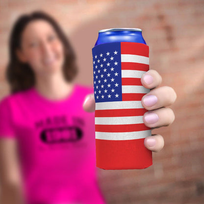 woman holding drink sleeve