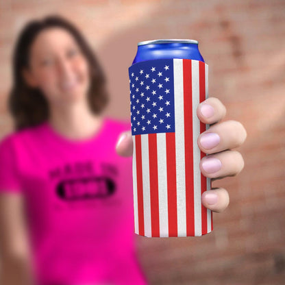 woman holding drink sleeve