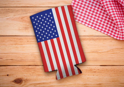 drink sleeve on a wood background