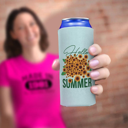 woman holding drink sleeve