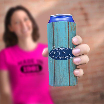 woman holding drink sleeve