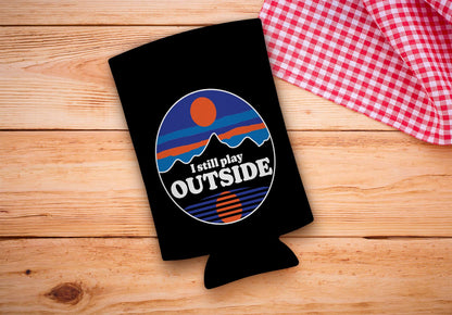drink sleeve on a wood background