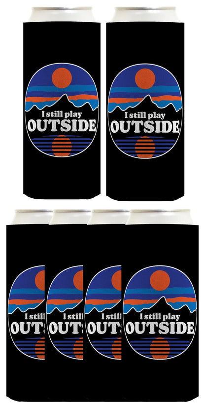 I Still Play Outside Standard or Slim Can Thermocooler Drink Sleeve