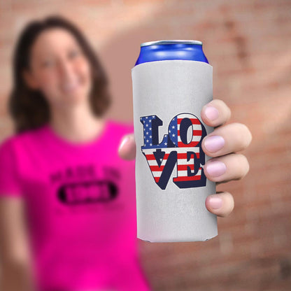 woman holding drink sleeve