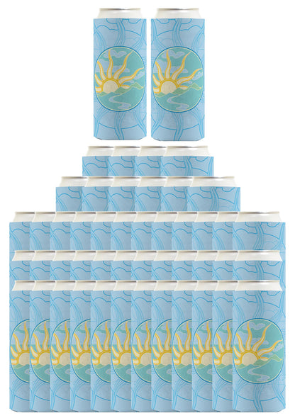 Summer Solstice Sunrise Standard or Slim Can Thermocooler Drink Sleeve