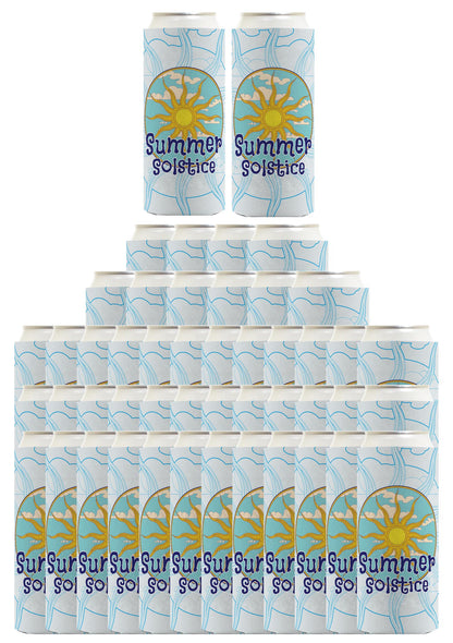 Summer Solstice Full Sun Standard or Slim Can Thermocooler Drink Sleeve