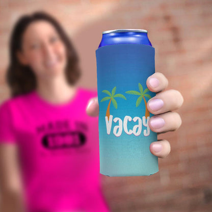 woman holding drink sleeve