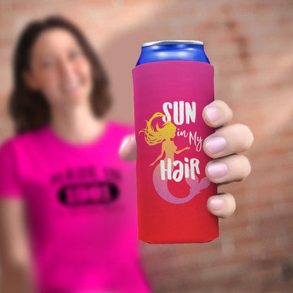 woman holding drink sleeve
